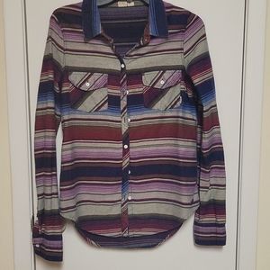 3 for $10 Women's Roxy Long Sleeved Button Down